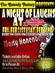 The Comedy Factory presents Night of Laughs at Bailey's Pub!