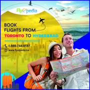 Book Flights from Toronto to Hyderabad